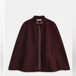 Commense Metal Detail Cotton Blend Cloak